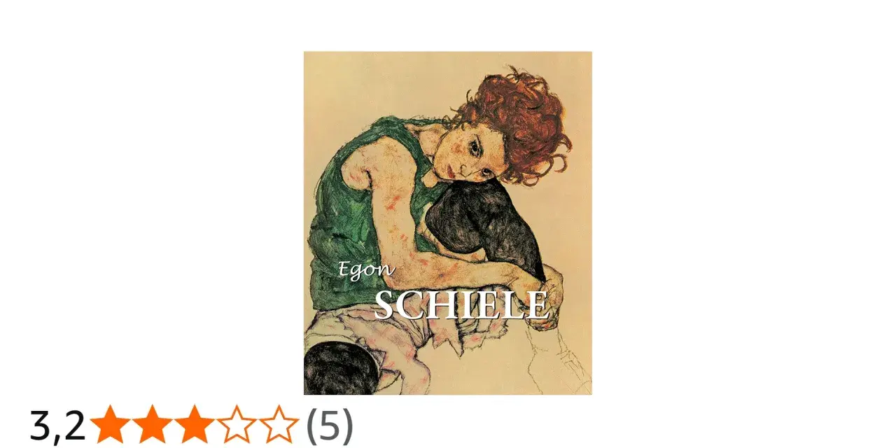 Portrait d'une jeune femme aux cheveux roux, recroquevillée, dans le style expressif d'Egon Schiele.