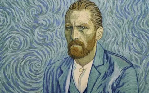 Portrait de Vincent van Gogh, une oeuvre emblématique aux tourbillons bleus capturant l'intensité de l'artiste.