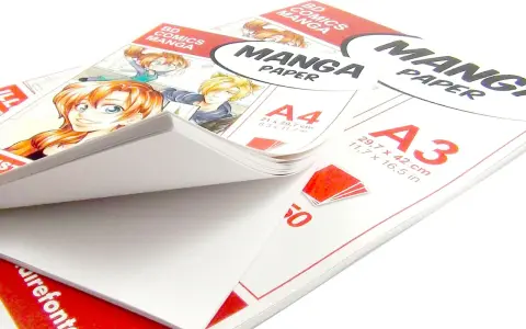 Packs de papier pour feutre alcool, idéal pour vos créations manga. Format A4 et A3.